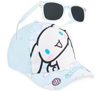 Hello Kitty | Care Bears | Disney Stitch Fille Casquette Baseball et Lunettes de Soleil Enfant, UV Protection, Voyage Accessoires, Ete Cadeau Fille