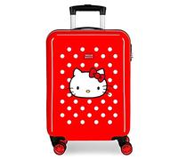 Hello Kitty Castle Valise Trolley Cabine Rouge 38x55x20 cms Rigide ABS Serrure à combinaison 35L 2,3Kgs 4 roues Bagage à main