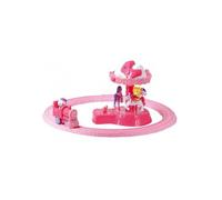 Hello Kitty Circuit de train avec locomotive Motorisees Et carrousel - Coffret Fete Foraine Et Manege - Parc