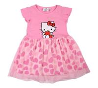 HELLO KITTY, Ensemble 2 Pièces, Robe, Haut et Jupe, Enfants, (2 à 8 Ans), Fille, Doux, Mignon, Chaud, Shirt, Short, Modèle HK36-1086 S1-2A