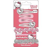 Hello Kitty Ensemble de 8 accessoires de coiffure pour enfants avec personnages de Sanrio