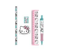 Hello Kitty Ensemble de papeterie Insta Cuteness pour l'école et les projets créatifs - Comprend des crayons, des gommes et des accessoires d'écriture avec adorable thème Hello Kitty - Utile pour