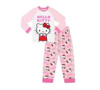 Hello Kitty Ensemble de pyjama long pour femme, rose, 46-48