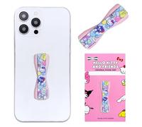 Hello Kitty et ses amis - Poignée universelle LOVEHANDLE pour smartphones et mini tablettes - Support de téléphone à main - Compatible avec chargement sans fil - Fabriqué aux États-Unis