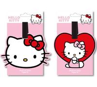 Hello Kitty Étiquette de voyage pour valise avec sangle réglable, accessoire pour sac à dos ou sac
