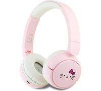 Hello Kitty Face Logo Bluetooth On-Ear Headphones Rose