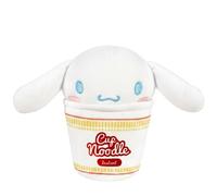Hello Kitty & Friends Noodle Cup Peluche 16 cm - Tasse avec doudou intégré, Kuromi, My Melody & Cinnamoroll, Kawaii Anime Peluche au design tasse (Cinnamoroll)