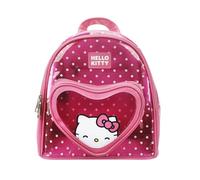 Hello Kitty Heart Mini sac à dos pour femme Rose à pois 25,4 cm, Hello Kitty Cœur Rose, osfa