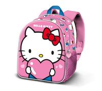Hello Kitty Heart-Sac à Dos 3D Elite, Rose 25 x 30 cm, Capacité 7 L Hello Kitty