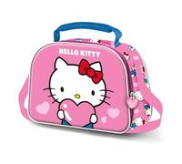 Hello Kitty Heart-Sac Repas 3D, Rose 26 x 20 cm