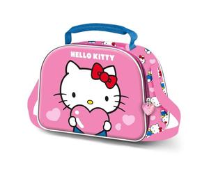 Hello Kitty Heart-Sac Repas 3D, Rose 26 x 20 cm