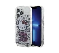 Hello Kitty IML Kitty On Bricks Graffiti Case, Blanc - iPhone 14 Pro Max