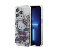 Hello Kitty IML Kitty On Bricks Graffiti Case, Blanc - iPhone 15 Pro Max