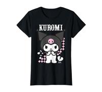 Hello Kitty - Kuromi Anime T-Shirt, Femme, Noir, XS