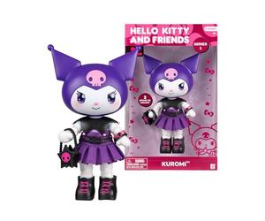 Hello Kitty - Kuromi Premier Poupée 20 cm, 9 Points d'articulation, vêtements et Accessoires Amovibles, pour collectionneurs, Enfants et Filles à partir de 3 Ans