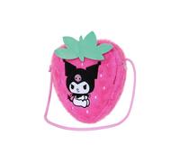 Hello Kitty Kuromi Strawberry-Sac à Bandoulière Soft, Rose