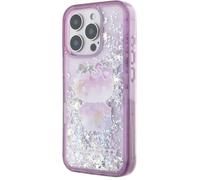Hello Kitty Liquid Glitter 50th Anniversary Party Case for iPhone 16 Pro Max 6.9"" Purple - HKHCP16XL50PPU