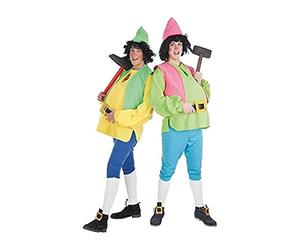 Hello-Kitty Llopis - Costume de Nain pour adulte de 3/6 ans, Vert, Taille XL