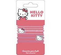 Hello Kitty Lot de 8 élastiques à cheveux pour fille Rose avec motifs officiels Sanrio