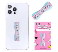 Hello Kitty LOVEHANDLE Poignée universelle pour smartphones et mini tablettes - Support de téléphone à main - Compatible avec chargement sans fil - Fabriqué aux États-Unis