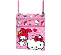 Hello Kitty Lovely-Sac à Bandoulière Action Vertical, Rose, 15 x 17 cm
