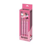 Karactermania Stylos gel effaçables Hello Kitty Mix-pack 3 pièces Rose 9,5 x 23 cm