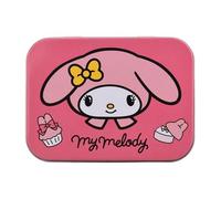 Hello Kitty My Melody Pansements pour enfants Produit sous licence - Boîte en métal - 24 pansements - Beau design Boîte de rangement pour enfants - Convient pour sac à dos - Sac à main