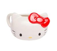 Hello Kitty Paladone Mug en céramique sous licence officielle Amine Cartoon Chat avec nœud rouge classique, accessoire de bureau et école et cadeau