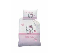 HELLO KITTY parure housse de couette réversible 100 x 135 cm + taie d'oreiller