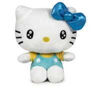 Hello Kitty, Peluche Toute Douce, 16 cm, Série My Bestie Forever, Modèle Hello Kitty Vert, pour Les Enfants dès la Naissance, HKTD91