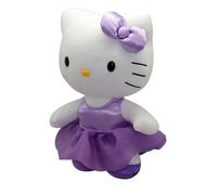 Hello Kitty - Peluche de 30 cm - Robe satin violette
