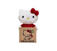 Hello Kitty - Peluche Hello Kitty en robe rouge 24 cm