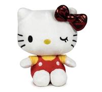 Hello Kitty, Peluche Toute Douce, 16 cm, Série My Bestie Forever, Modèle Hello Kitty Rouge, pour Les Enfants dès la Naissance, HKTD94