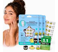 Hello Kitty Pompompurin Patch Bouton 60 pcs - Patch Anti Bouton Hydrocolloïde - Patch Acné Visage Jour Nuit - Pimple Patch Absorbe Sébum Point Noir Nez - Design Cute Adolescents Adultes