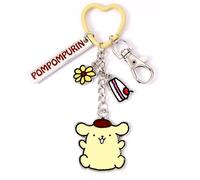 The Carat Shop Porte-clés avec breloques Hello Kitty Pompompurin 15 cm Or