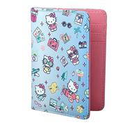 Hello Kitty Sanrio Gifts Étui pour passeport sous licence officielle, bleu