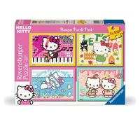 Hello Kitty Puzzle 4-pack Allons-y, Hello Kitty (4x100 pièces) Ravensburger