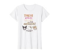 Hello Kitty - Ready for Action Kuromi My Melody T-Shirt
