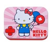 Hello Kitty Rose Pansements Enfants - Boîte en Métal avec 24 Pansements Colorés - Waterproof & Hypoallergénique - Pansement Enfant pour Peau Sensible - Idéal École, Voyage & Premiers Secours