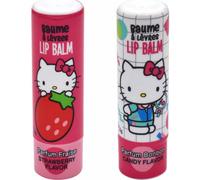 TAKE CARE, Hello Kitty, Lot 24 pièces de Baume à Lèvres, Soin des lèvres, Parfumés, Goûts, fraise, bonbon, Hydratation, Enfants, Vegan, 5 g