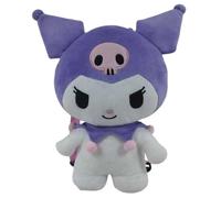 CyP Brands Sac à dos Hello Kitty Sanrio Kuromi peluche Figurine 3D Violet Produit officiel