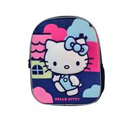 Hello kitty sac à dos maternelle 3d. Poche latérale. Dos rembourré.