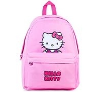Hello Kitty Sanrio Sac à Dos Fille et Ado Kuromi Cartable Scolaire Kawaii Enfant Anime Sac de Voyage Loisirs Sport Idée Cadeau (Rose Hello Kitty)