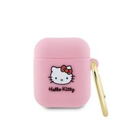Hello Kitty Silicone 3D Kitty Head - Housse pour AirPods 1/2 Generation (Rose)