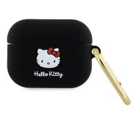 Hello Kitty Silicone 3D Kitty Head - Housse pour AirPods Pro (noir)