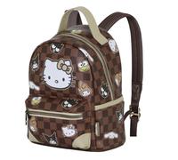 Karactermania Sac à dos Hello Kitty Squares Heady Petit Brun 5 L 22 x 25 cm