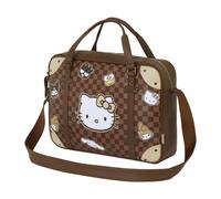 Karactermania Hello Kitty Squares Laptop Bag Marron Enfants