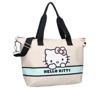 HELLO KITTY Take Me To The Party - Grand sac à bandoulière - Dimensions 48x32x14 cm - Couleur Beige