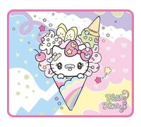 Hello Kitty Tapis De Souris Gaming 32 X 27 Cm - Surface Microfibre Antidérapante - Caoutchouc - Motif Glace
