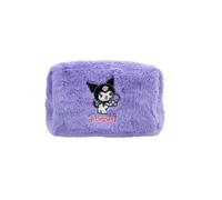 Hello Kitty - Trousse de Toilette - Fourrure - Violet - Kuromi - Produit Officiel Sanrio
